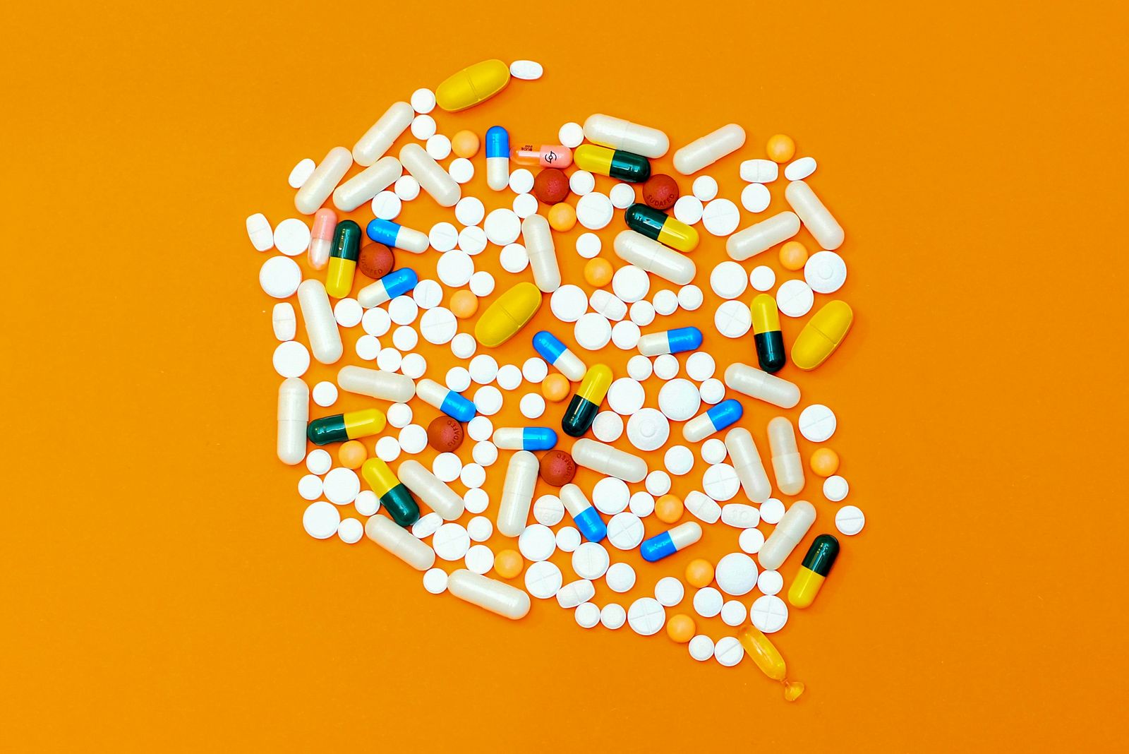Medicine capsules for a travel first aid kit