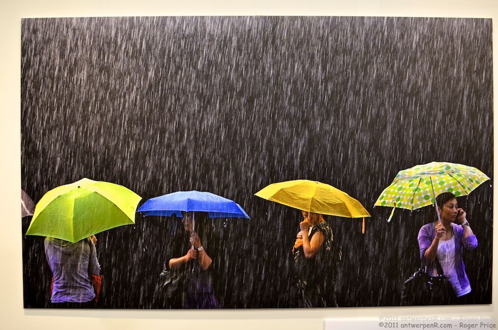 Heavy tropical downpour during the return of rainy season