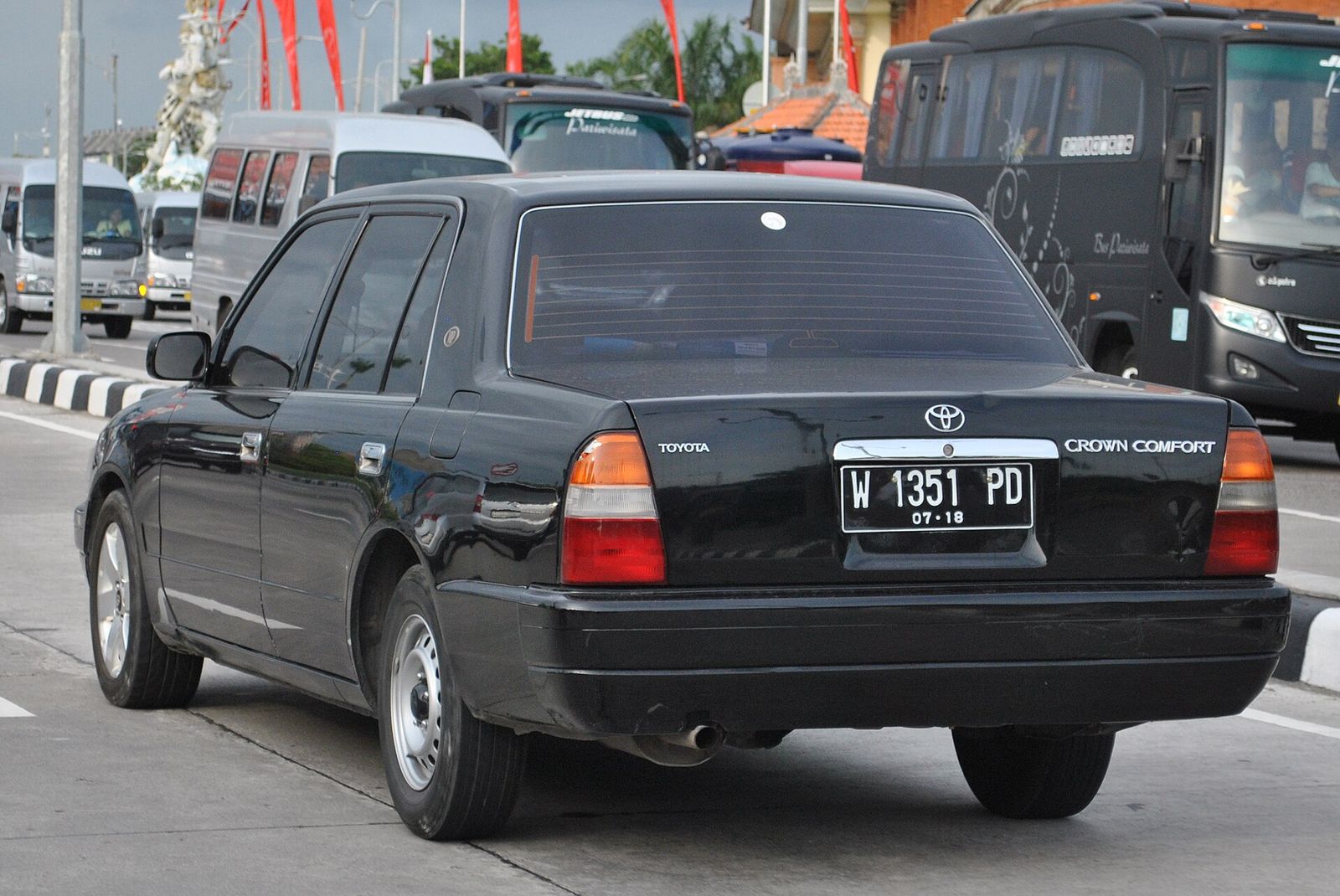 A private car in Denpasar, Bali
